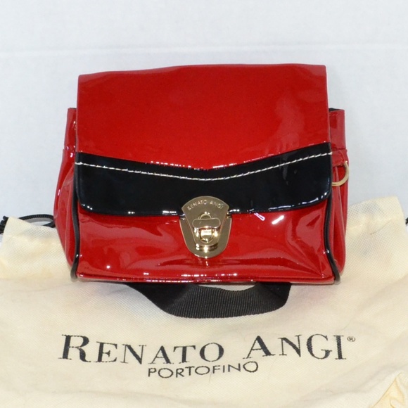 Renato Angi Handbags - NWOT Renato Angi Red Patent Leather Mini Purse